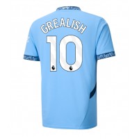 Fotballdrakt Herre Manchester City Jack Grealish #10 Hjemmedrakt 2024-25 Kortermet